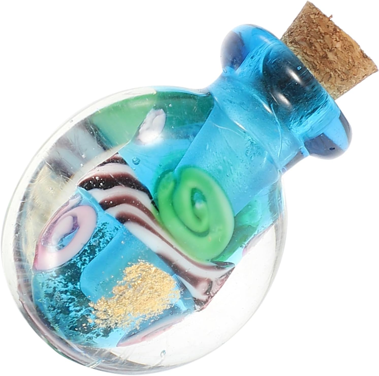 Essential Oil Diffuser Pendant Refillable Glass Bottle Necklace for DIY Jewelry