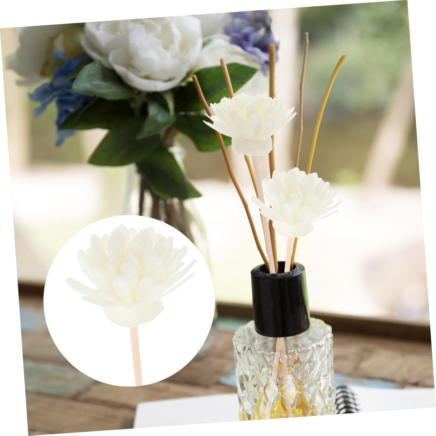 Mobestech 5set Rattan Diffuser Sticks for Home Fragrance