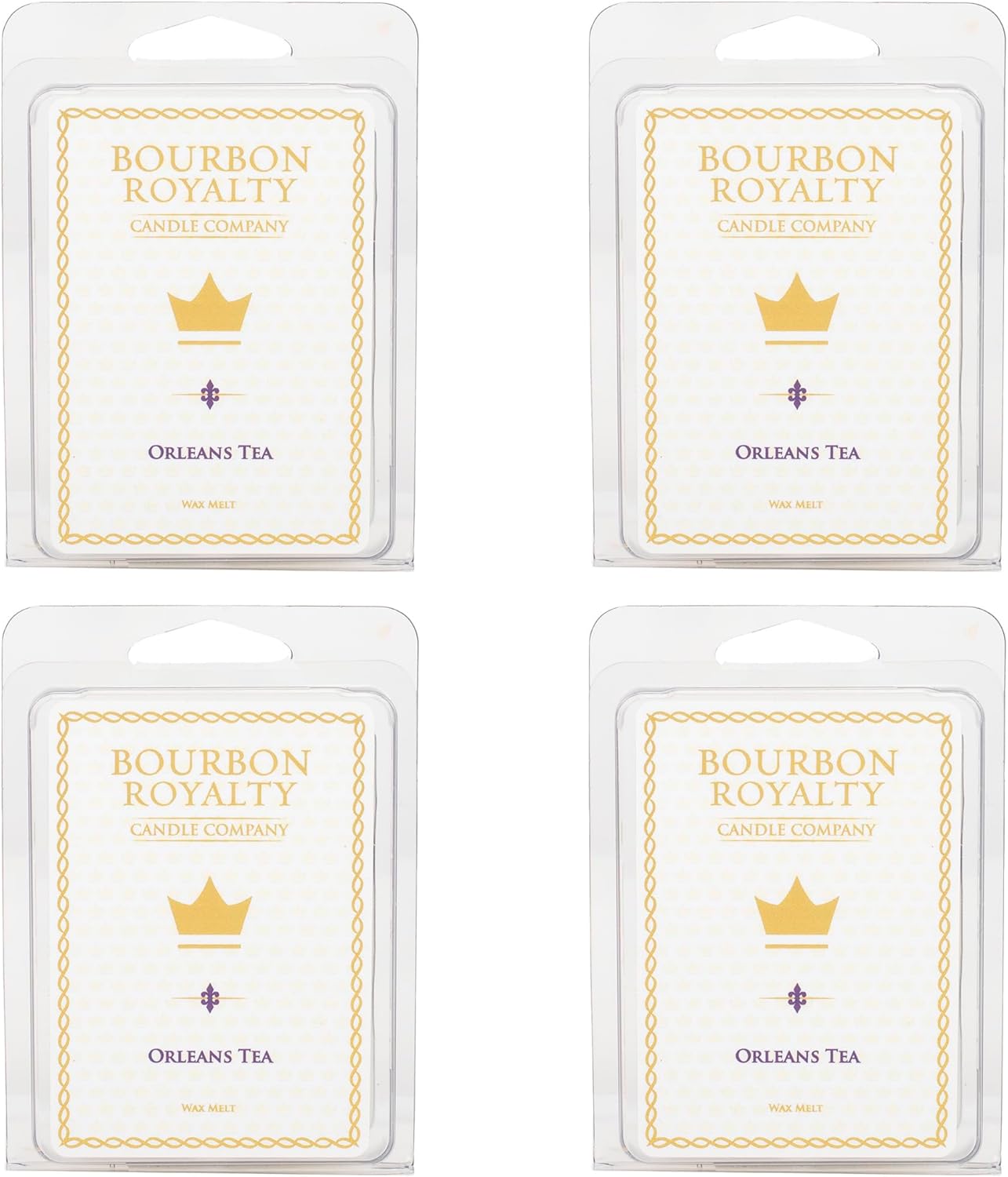 Luxuriously Scented Wax Melts for Orleans Tea 4 Pack