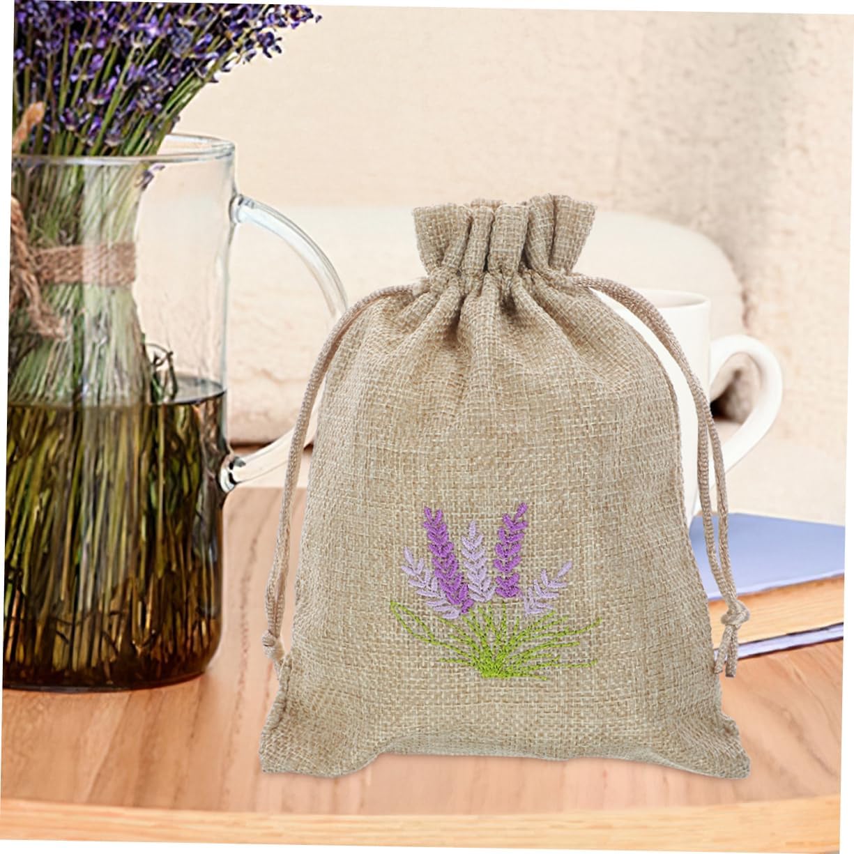 5pcs Empty Lavender Sachet Bags for Home Fragrance and Storage