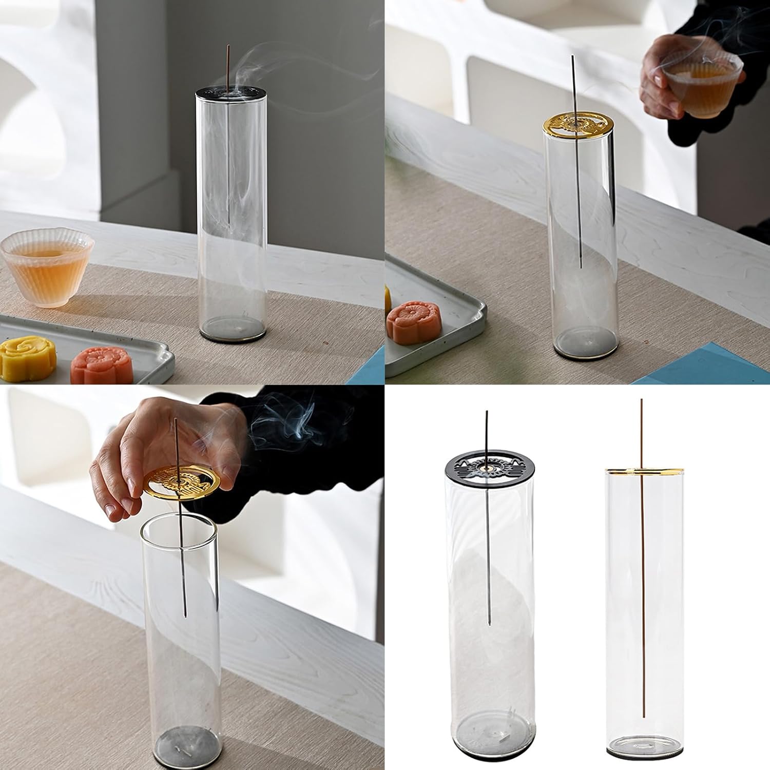 Shurhome Glass Scent Dispenser for Long-Lasting Fragrance Relief