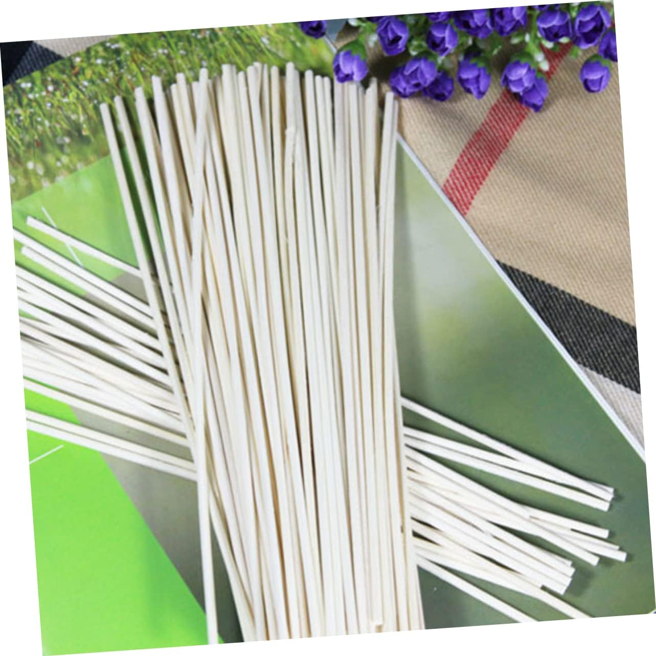GLEAVI 150PCS Aroma Diffuser Rattan Sticks for Home Fragrance