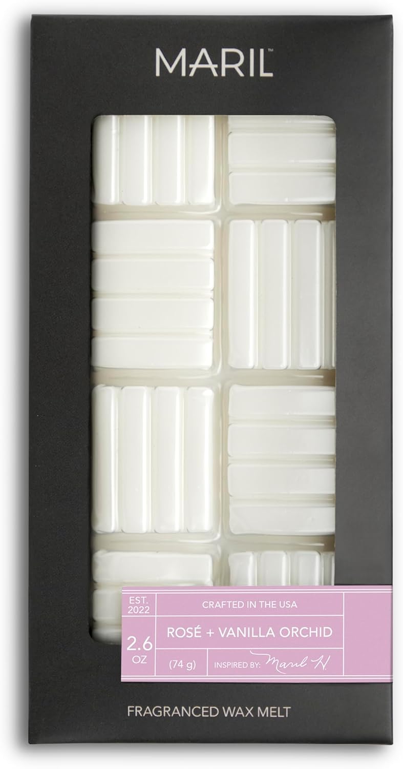 DEMDACO MARIL Collection Rose Vanilla Orchid Wax Melt 26 Ounce