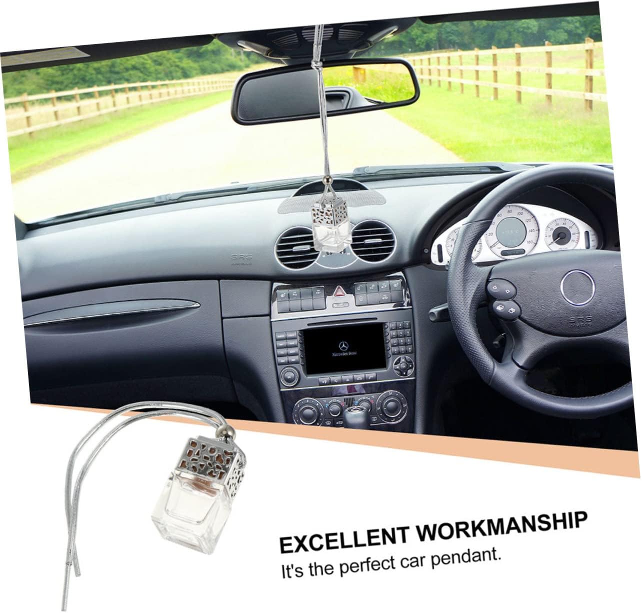 12 Pcs Car Hanging Perfume Bottle Lid Diffuser