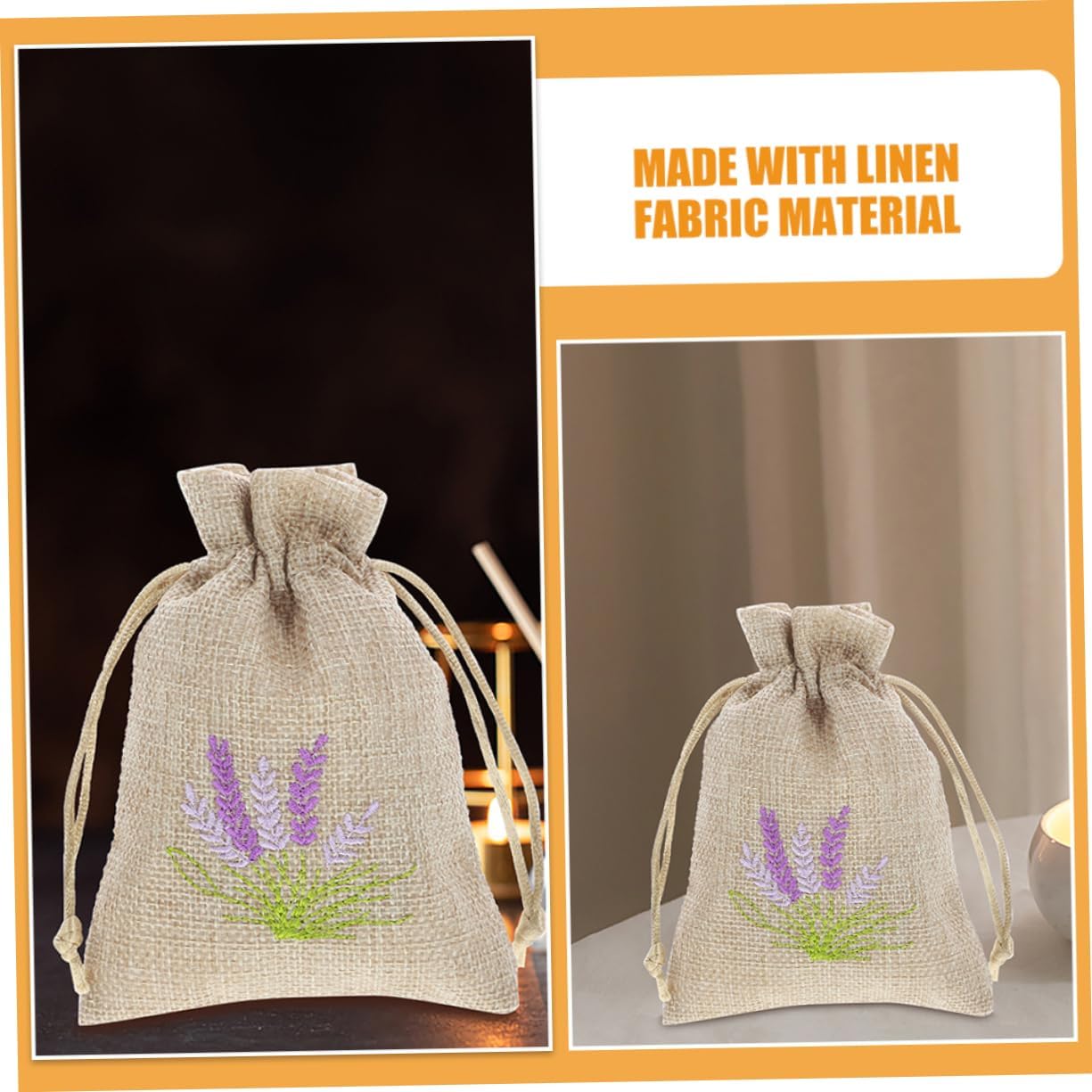 IMIKEYA 5pcs Refillable Fragrance Sachet Bags Empty Pouches