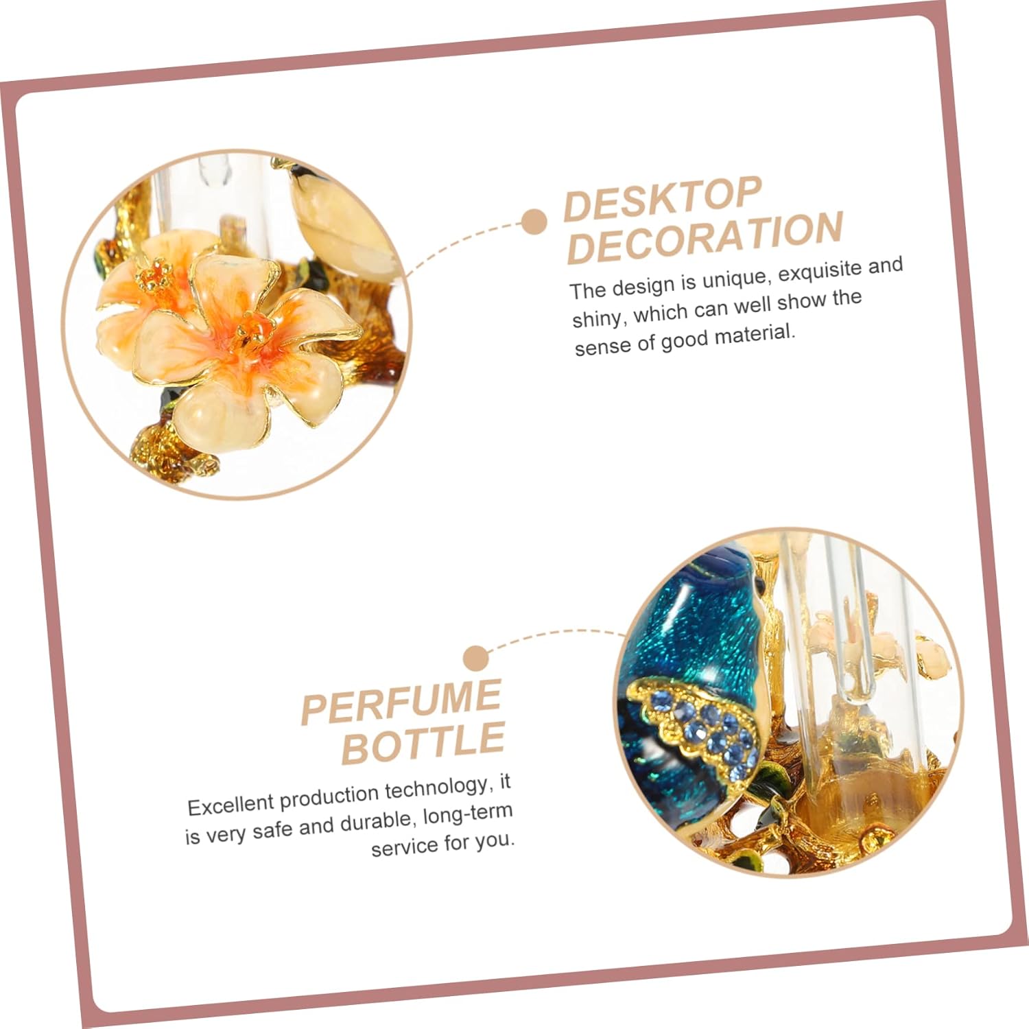 Creative Butterfly Perfume Bottle Essential Oil Decorative Storage