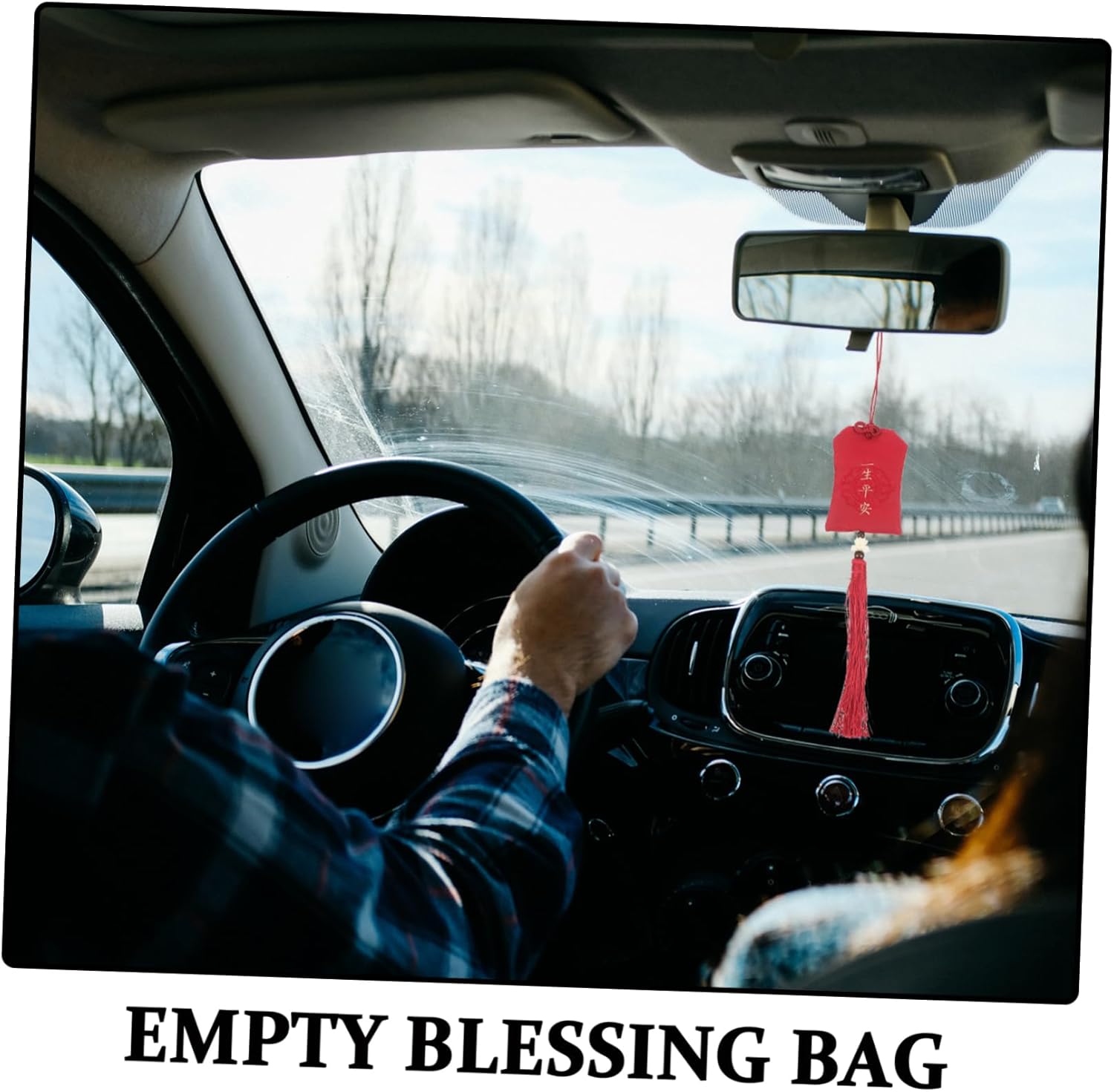 3Pcs Fabric Empty Charm Bag with Tassel Portable Fragrance Sachet