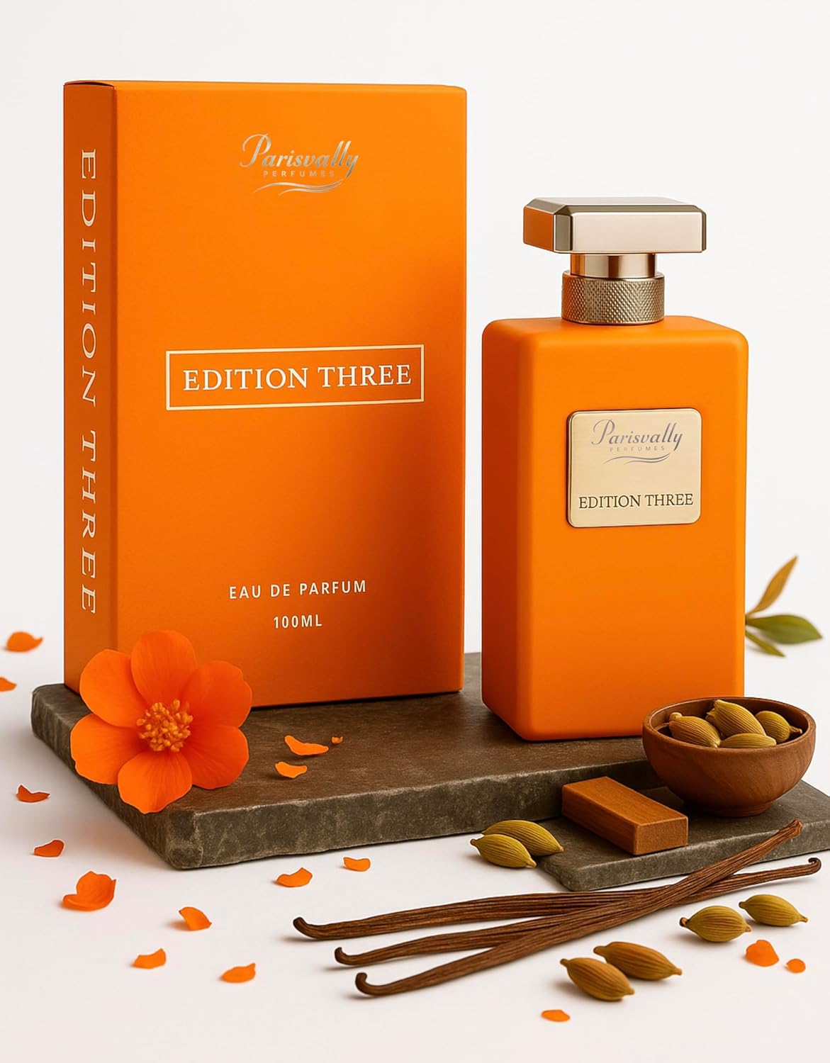 EDITION THREE - Warm Cardamom Smoked Vanilla Decadent Amberwood Unisex Perfume