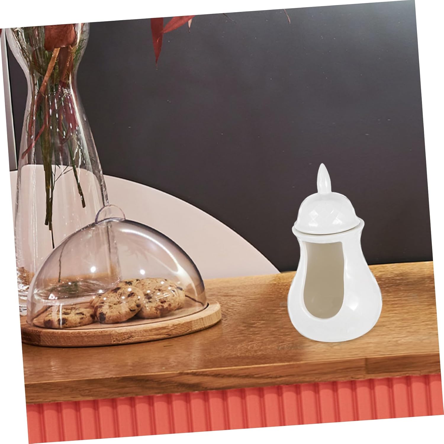PRETYZOOM Ceramic Incense Burner Tealight Wax Warmer