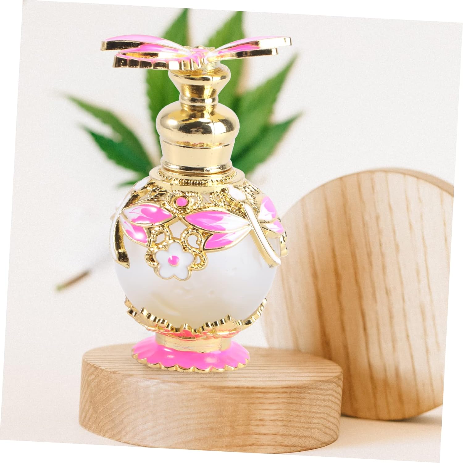 Dragonfly Glass Perfume Bottle Refillable Holder