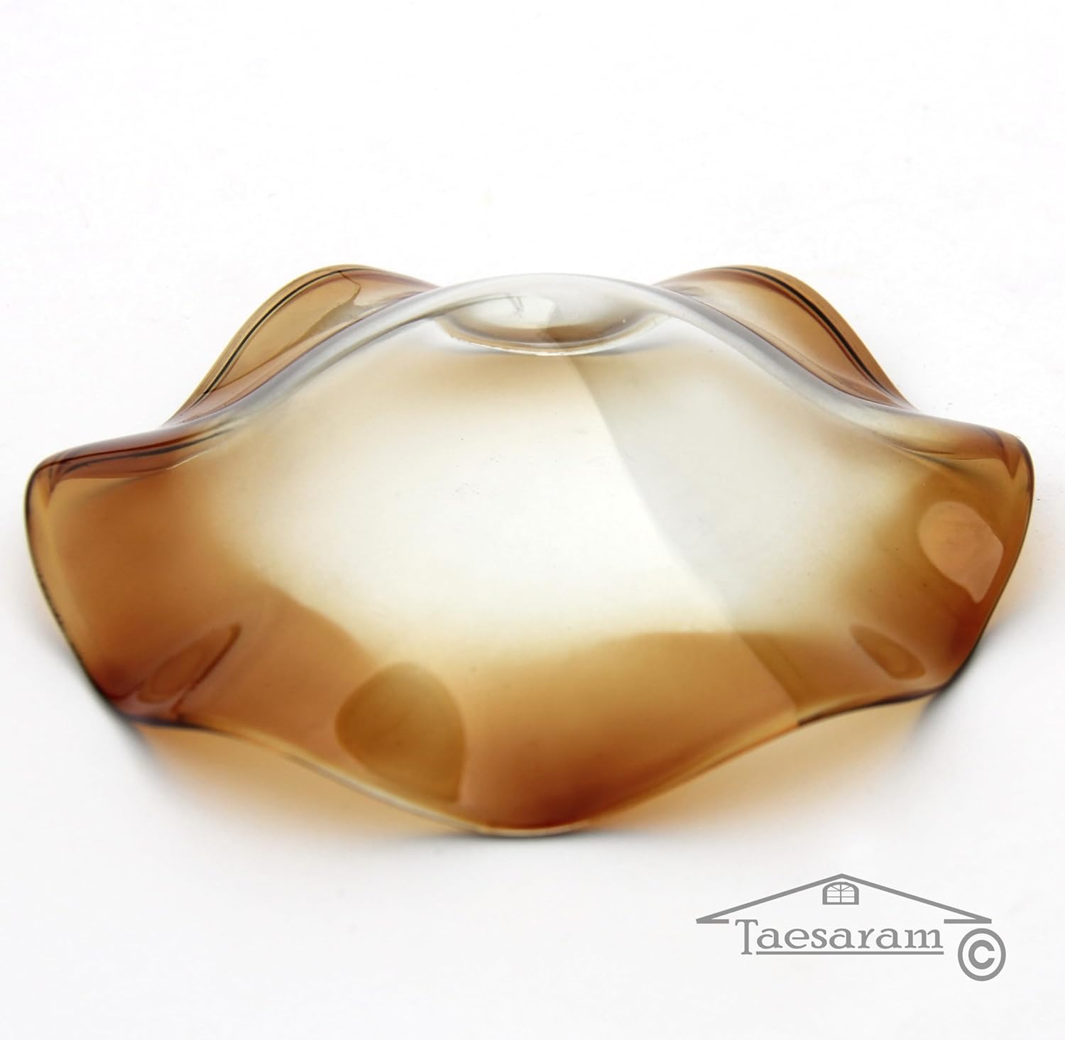TAESARAM Wavy Wax Warmer Plate - Brown 35 Inch