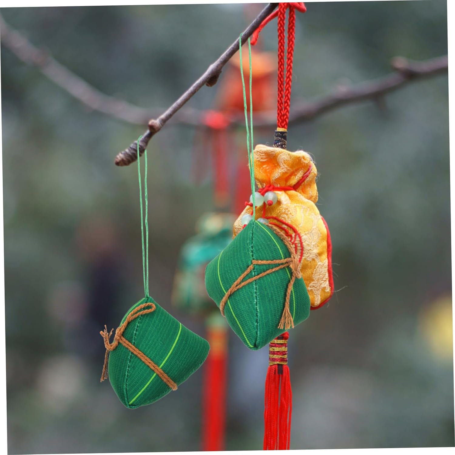 5Pcs Cotton Sachet Set for Dragon Boat Festival Decor