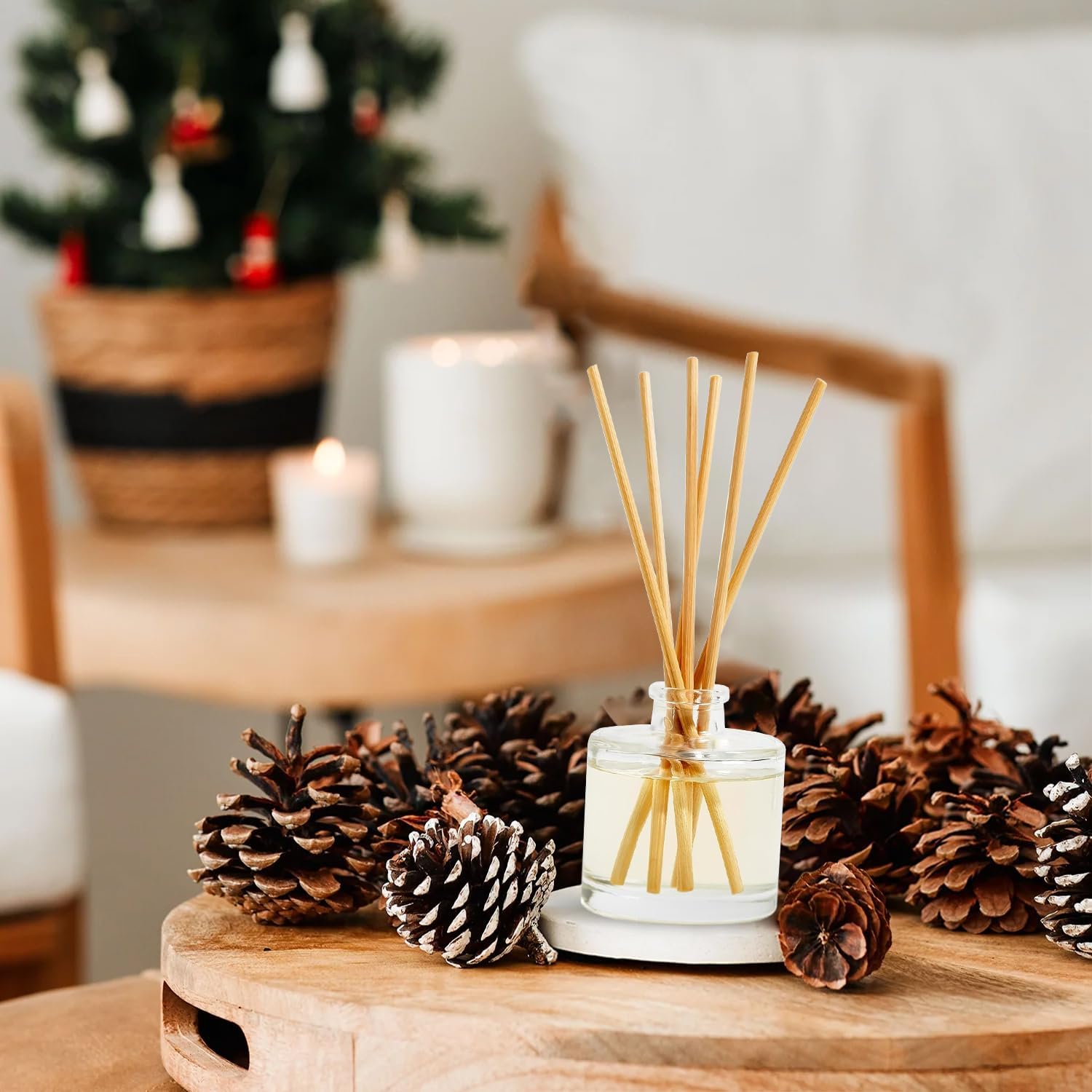 Hillhouse Naturals Balsam Fir Cedar Reed Diffuser Set