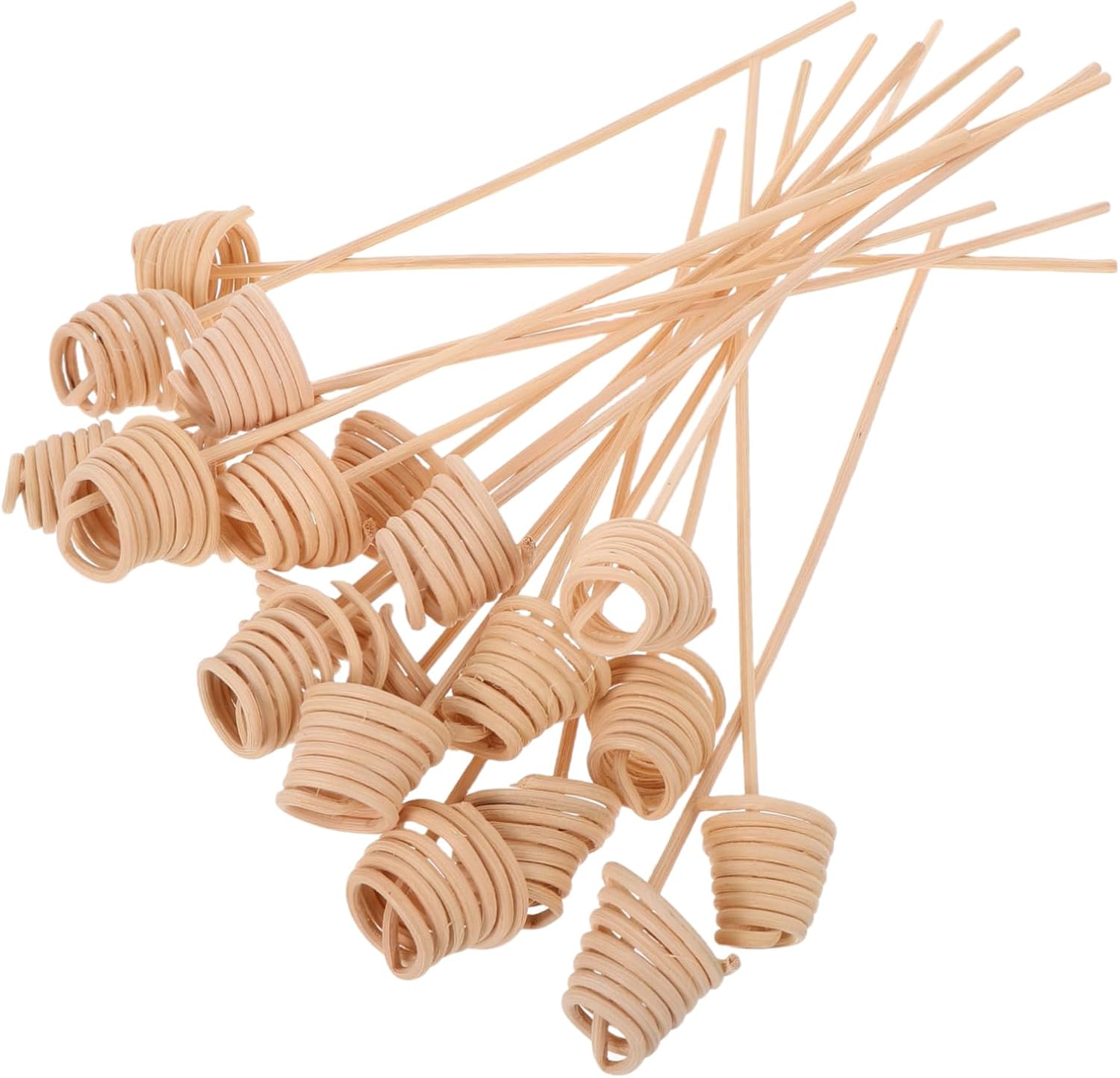 20pcs Wavy Rattan Fragrance Diffuser Sticks for Home Decor