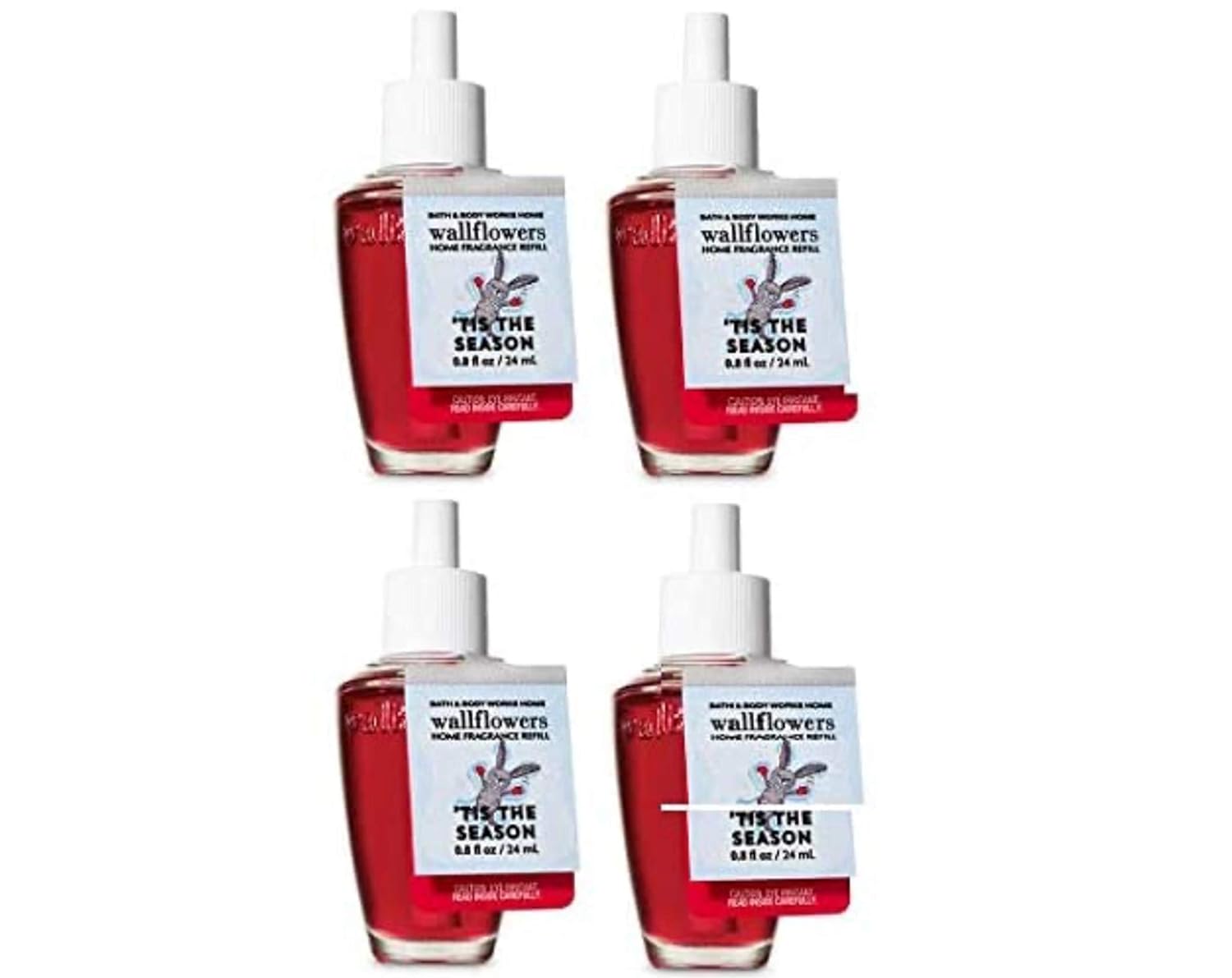 Bath Body Works Tis the Season Wallflower Refill Bulbs - 4 Pack