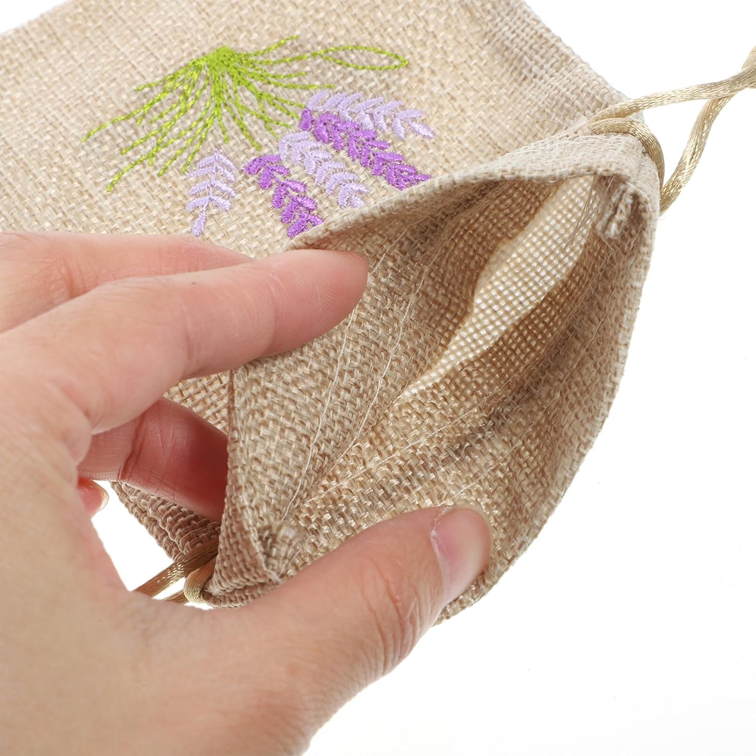PRETYZOOM Noble Style Muslin Drawstring Sachet Bags for Fragrance