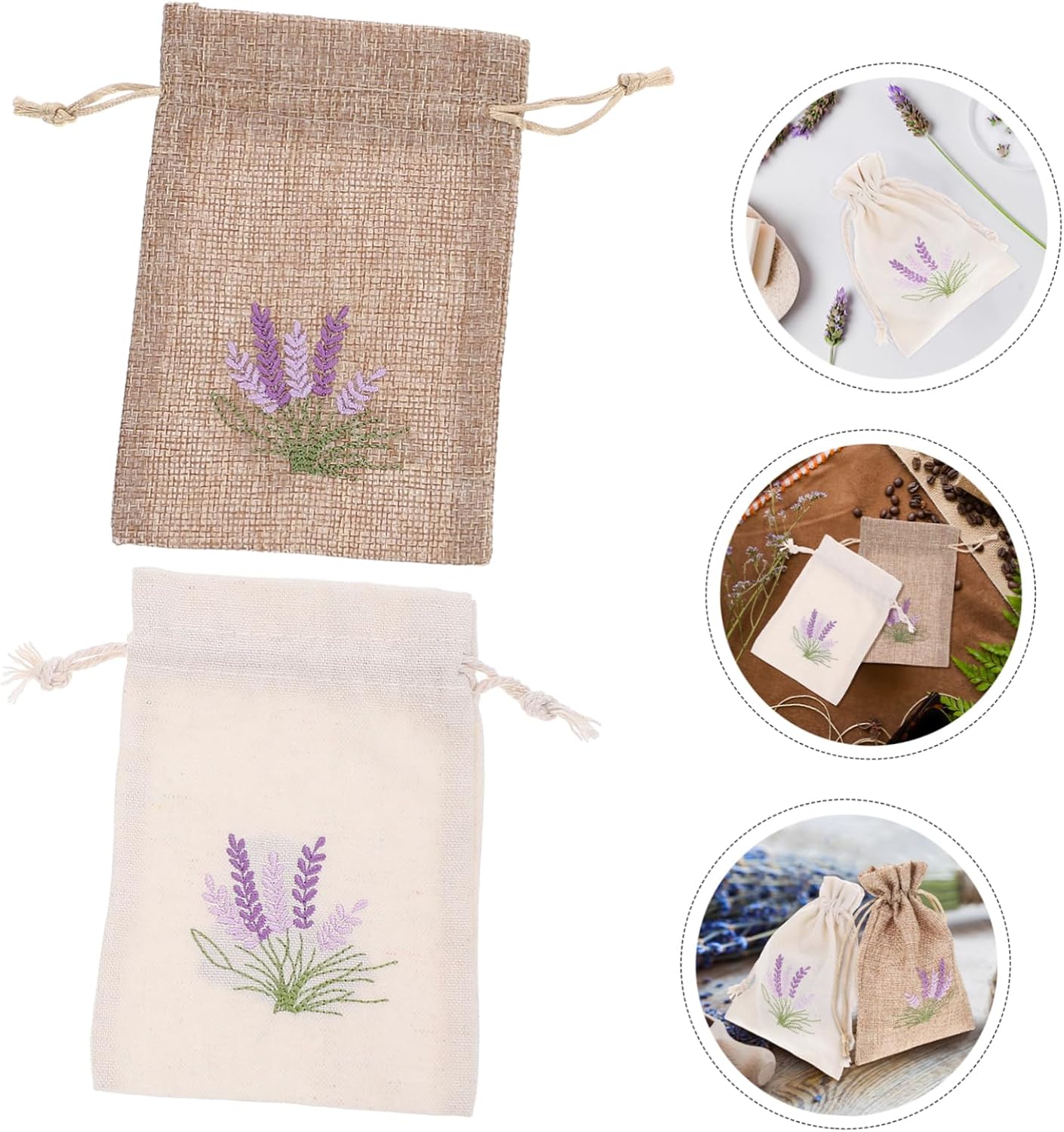 Amosfun 12 Pcs Lavender Sachet Bags for Jewelry and Party Favors