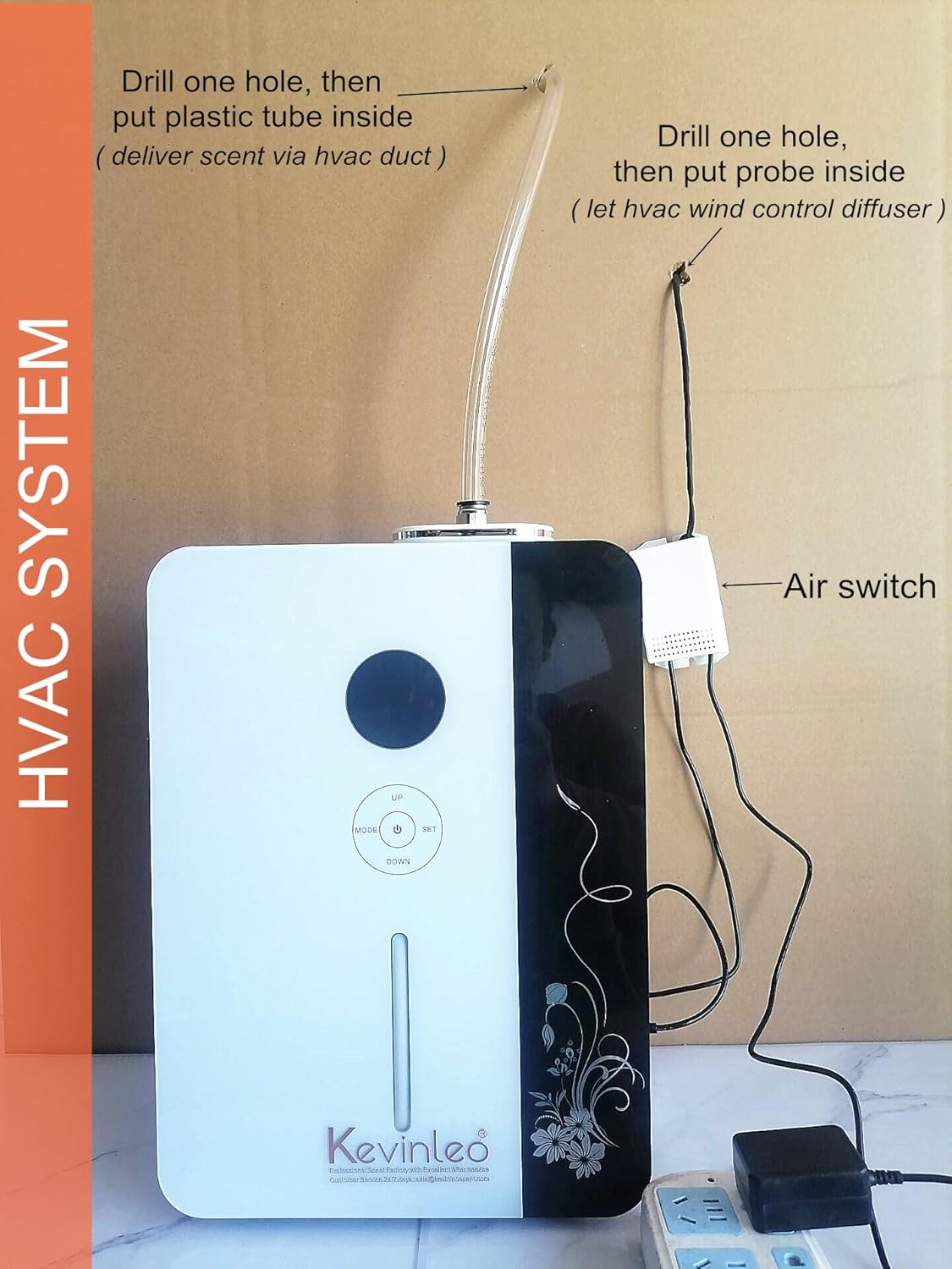 Kevinleo Air Switch Kit for Scent Diffuser and HVAC System