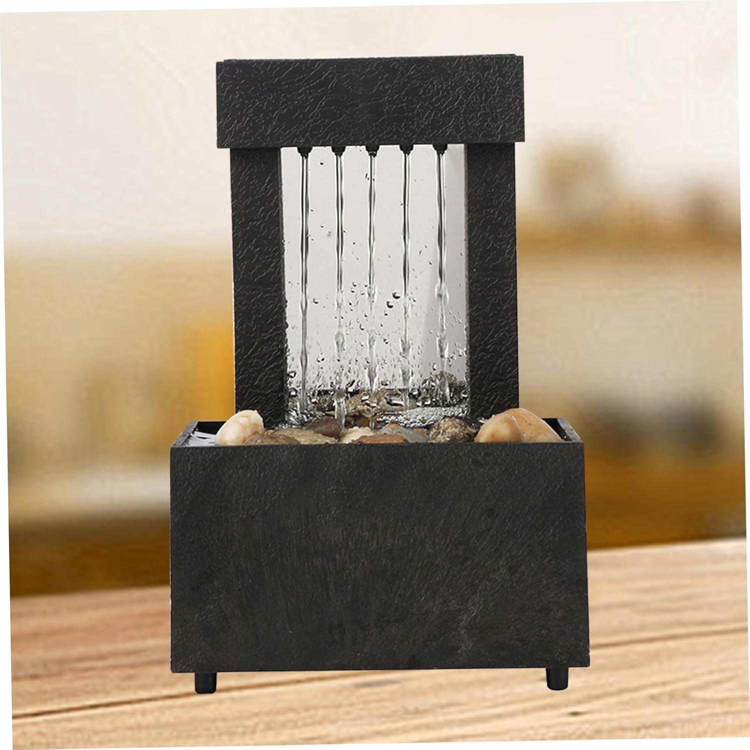Tabletop Water Fountain with USB and Battery Power