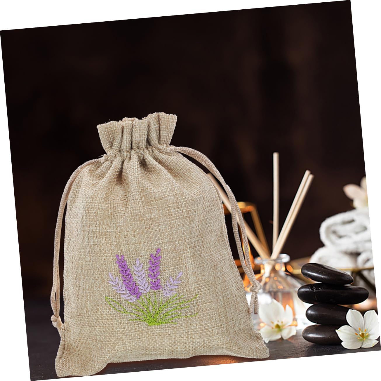 5pcs Empty Lavender Sachet Bags for Home Fragrance and Storage
