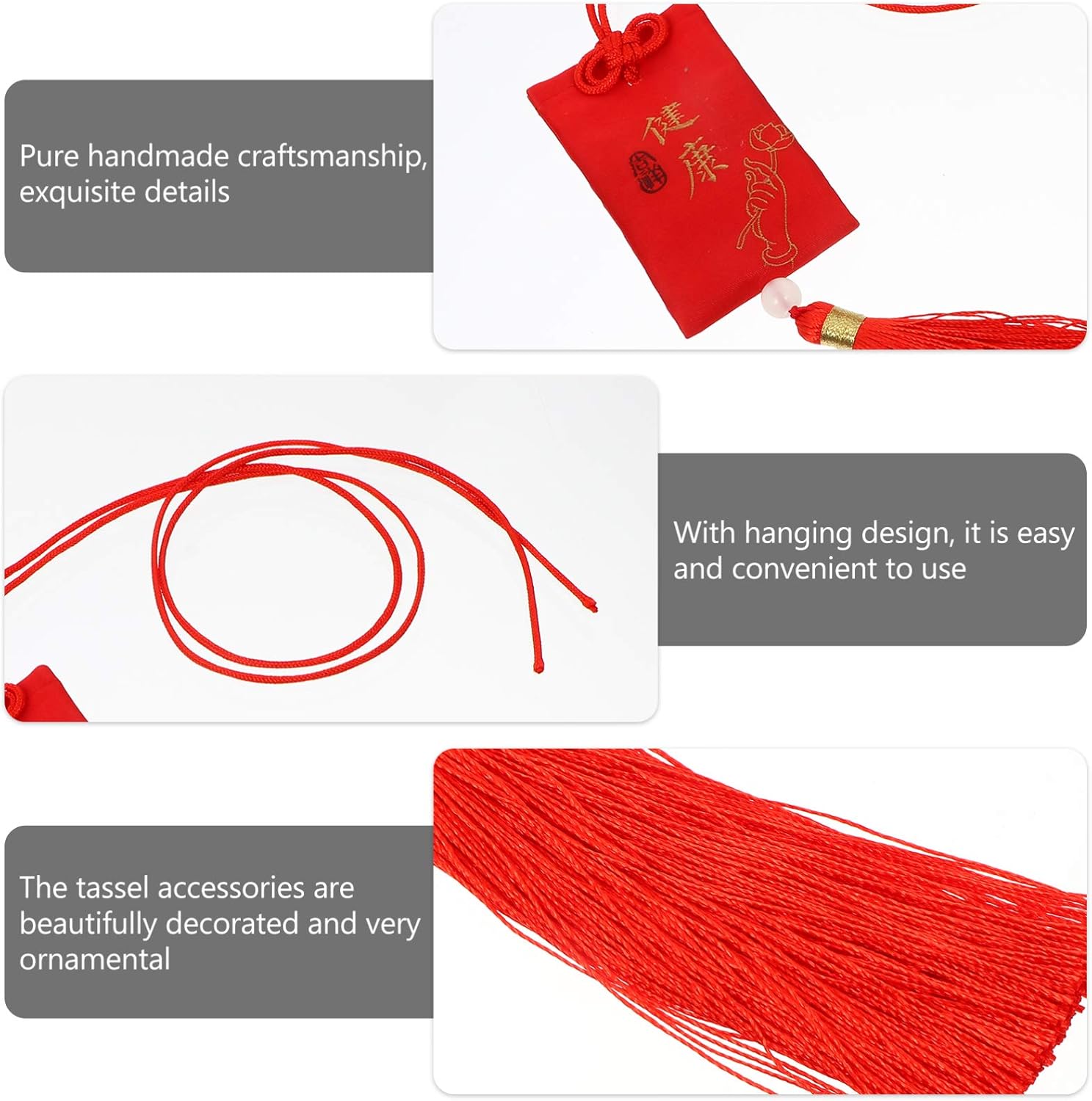 Mobestech Tassel Blessed Sachets Jewelry Organizer