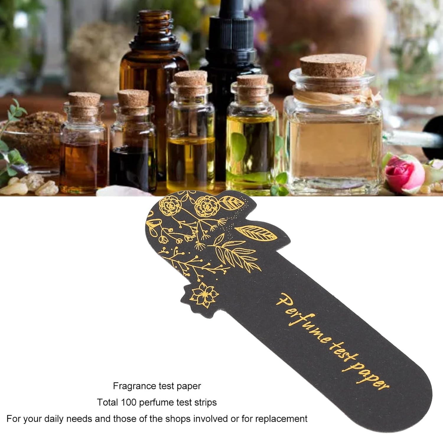 100Pcs Disposable Perfume Tester Strips for Fragrance Testing