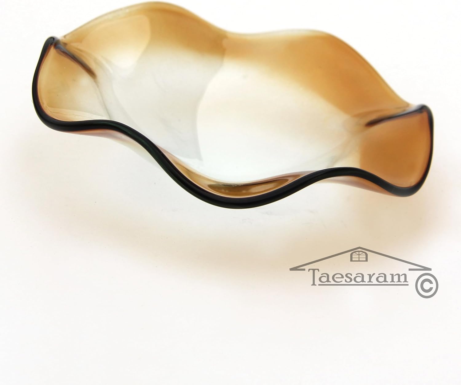 TAESARAM Wavy Wax Warmer Plate - Brown 35 Inch