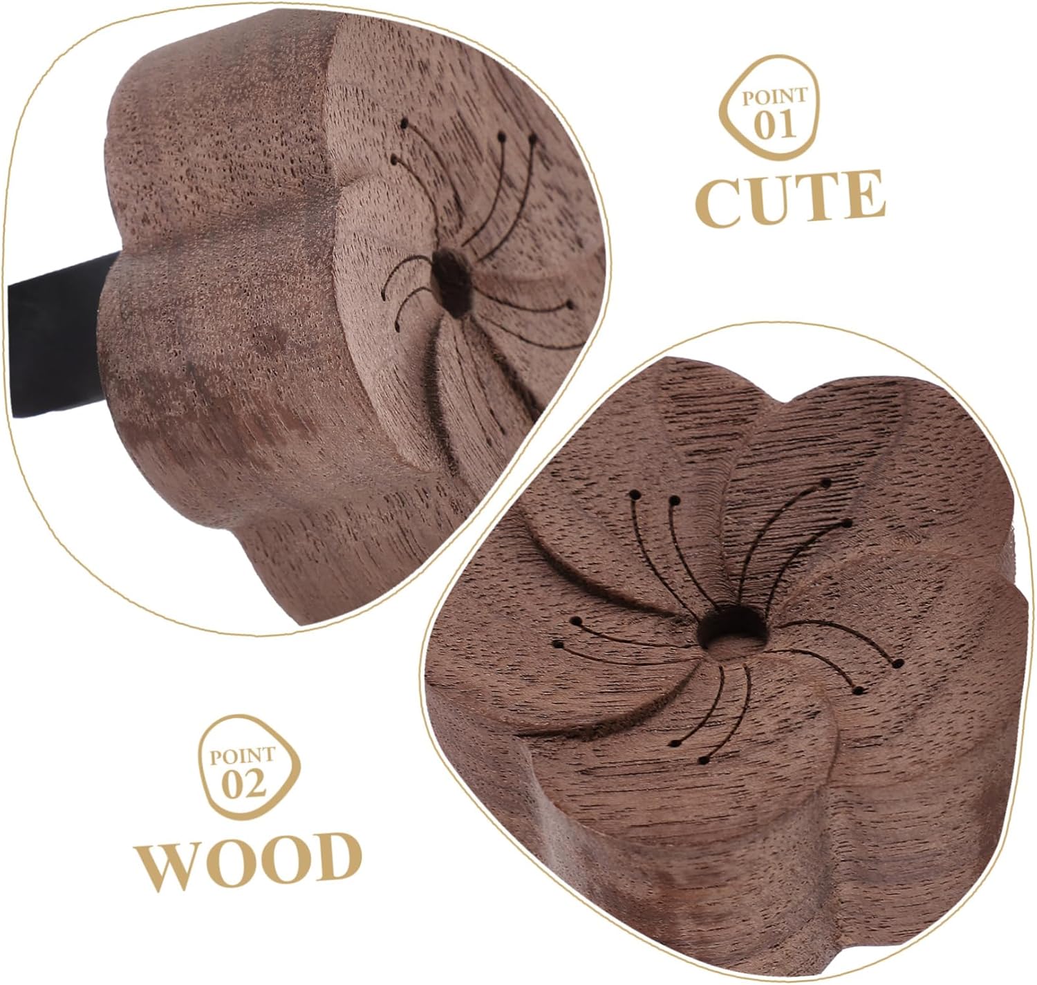 Wood Essential Oil Diffuser Scent Bottle for Home