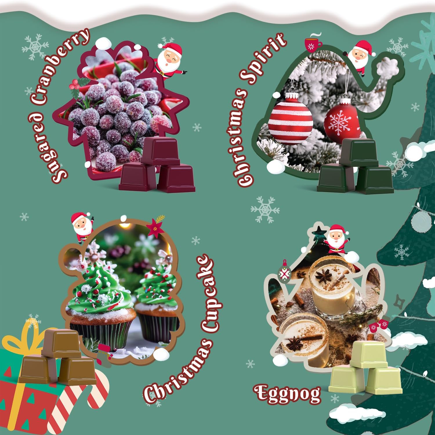 ARVIDSSON Christmas Scented Wax Melts Set