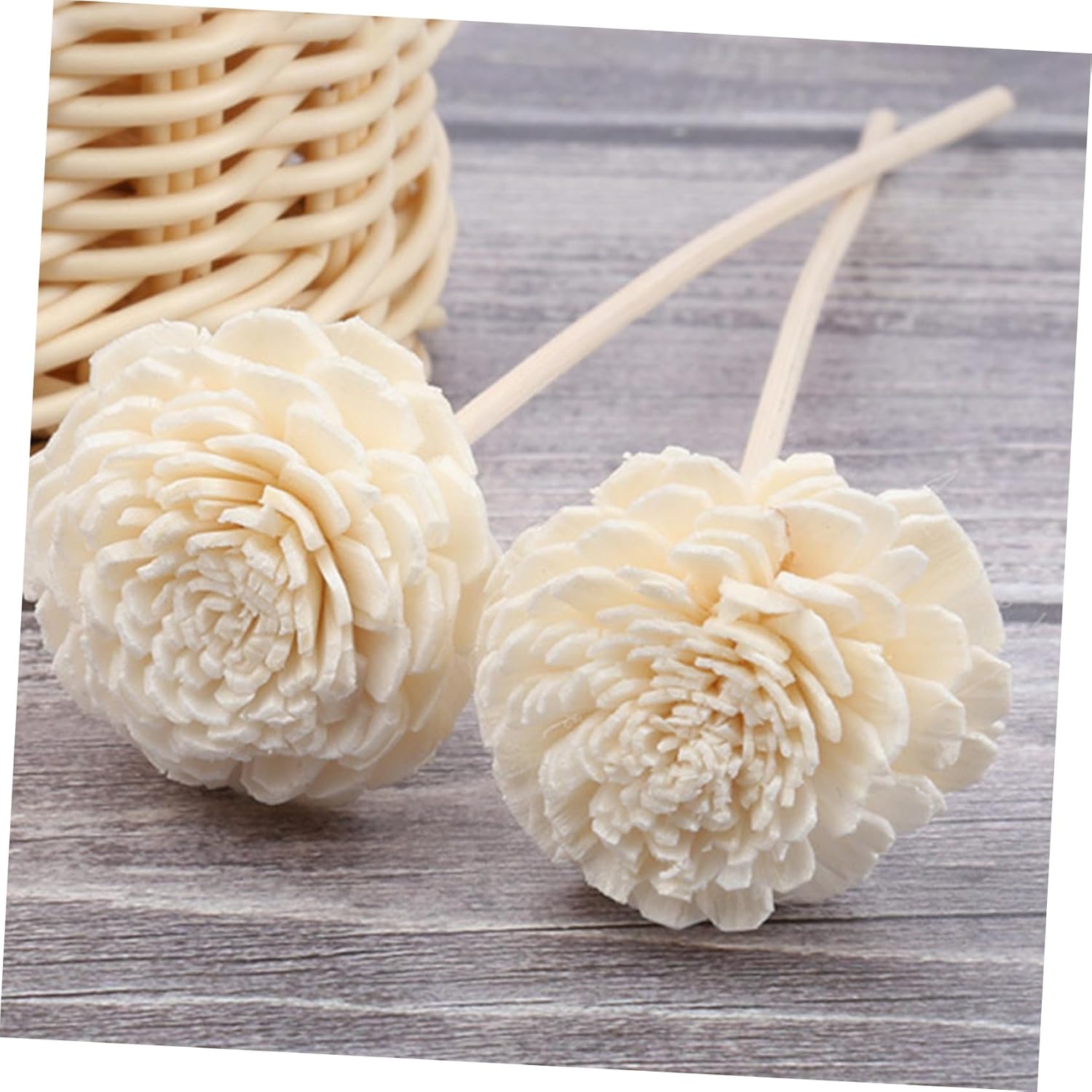Unomor Scent Diffuser Sticks 3pcs Dried Flowers Home Decor
