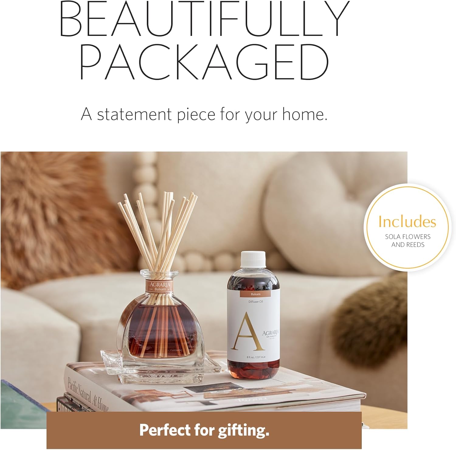 AGRARIA AirEssence Flower and Reed Diffuser Set