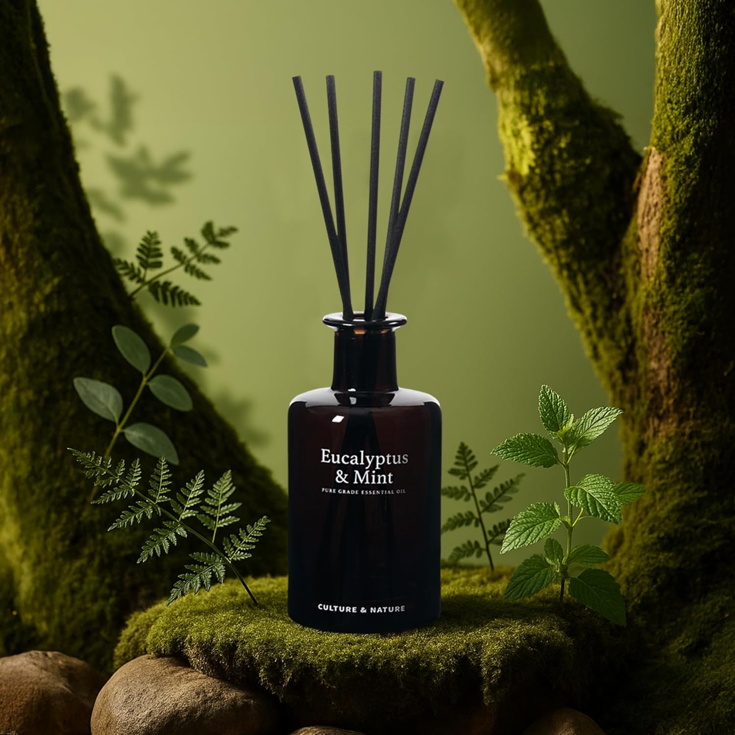 Culture Nature Pure Grade Essential Oil Diffuser with Eucalyptus and Mint