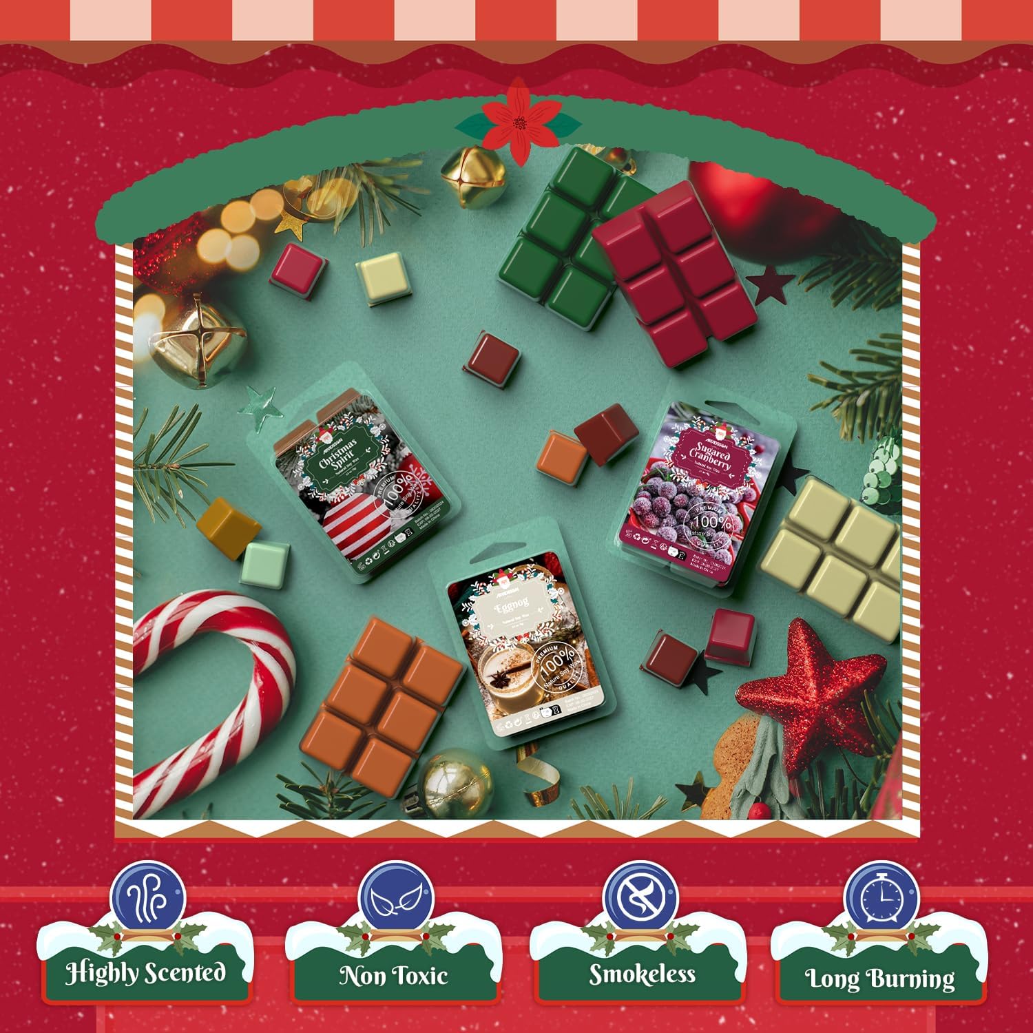 ARVIDSSON Christmas Scented Wax Melts Set