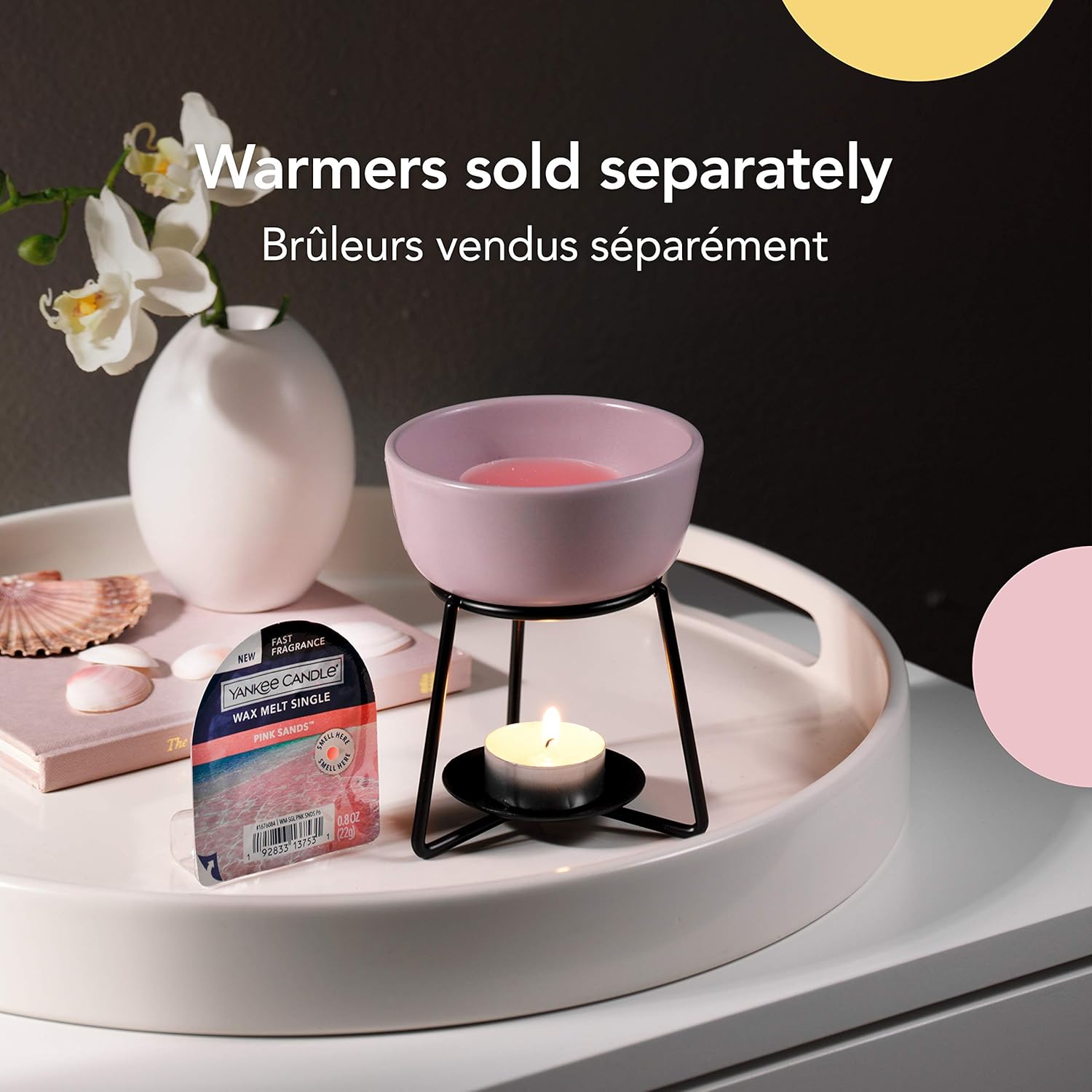 Yankee Candle Pink Sands Wax Melts 8 Hour Fragrance
