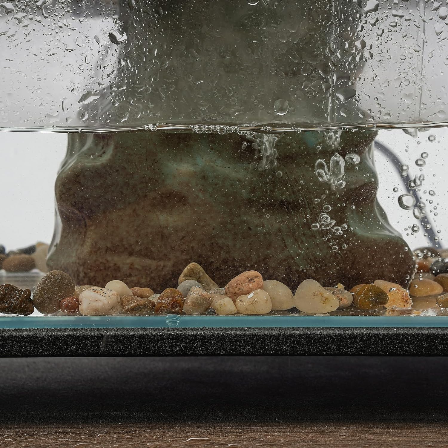 Tabletop Water Fountain with LED Light and Mist