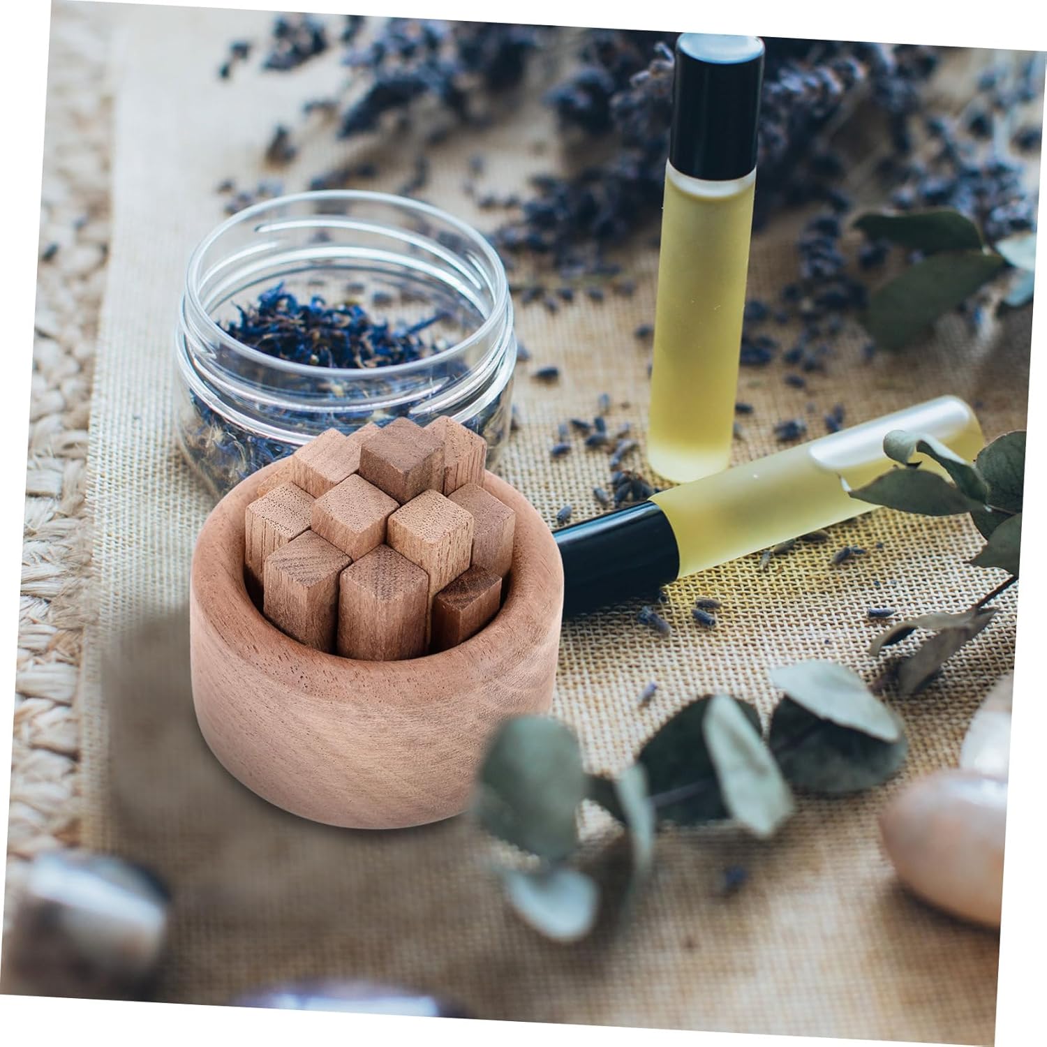 Gogogmee 1set Wood Aromatherapy Diffuser for Home Office Decor