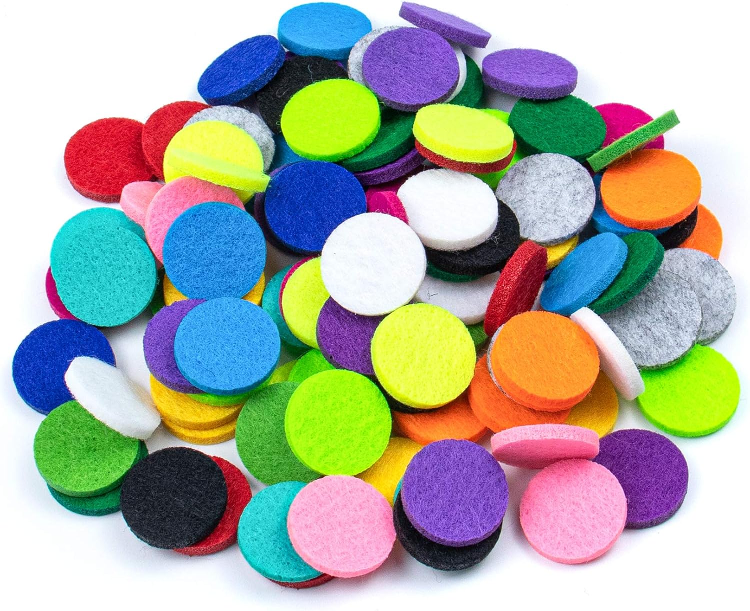 100 Pack Round Essential Oil Diffuser Locket Refill Pads 087 Inch