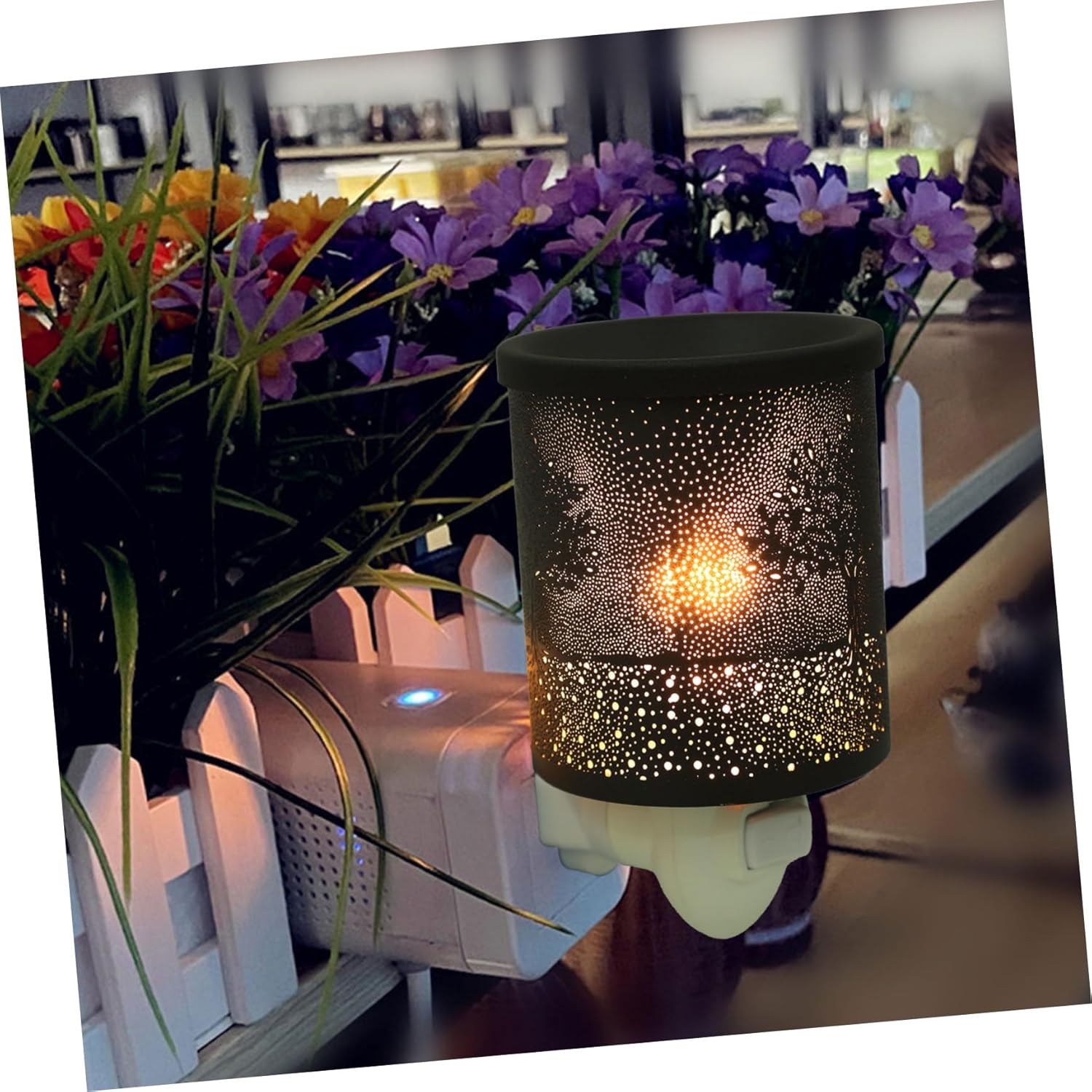 Electric Wax Melter with Night Light for Home Office Bedroom