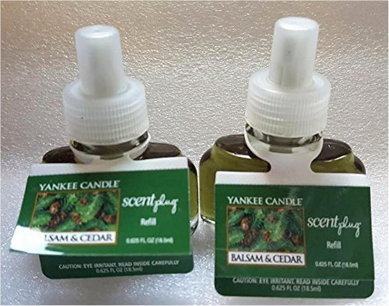 Yankee Candle Balsam Cedar Scent Plug 2 Pack Oil Refill
