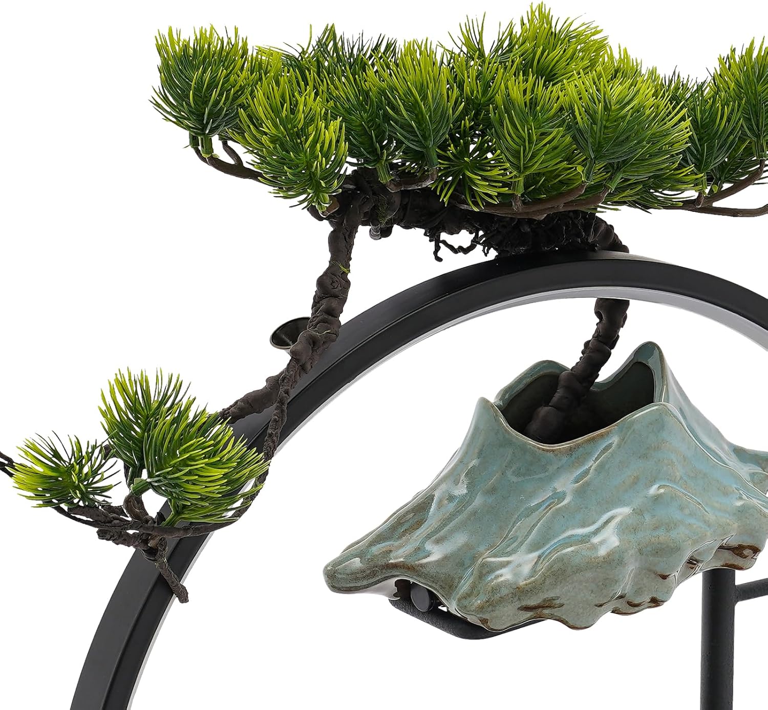 Tabletop Water Fountain with LED Lights and Atomizer