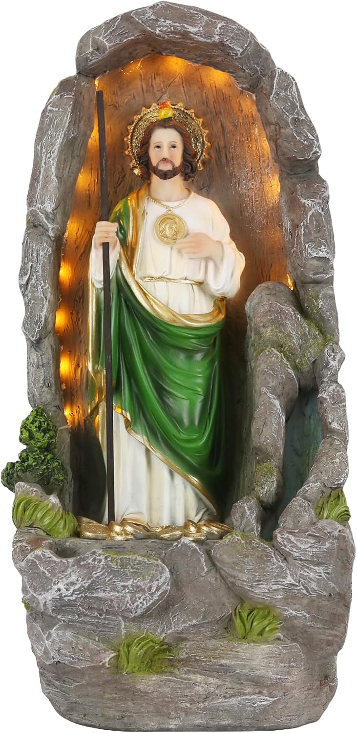 Cannan San Judas Tadeo 175 Inch Tabletop Fountain