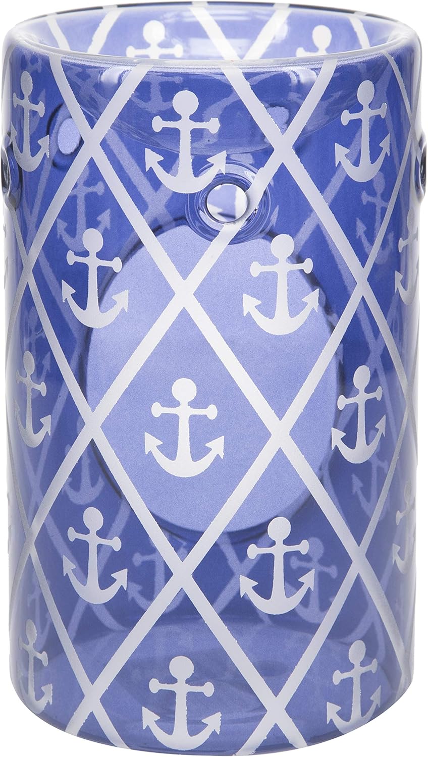 Blue Anchor Wax Warmer - Premium Glass Design