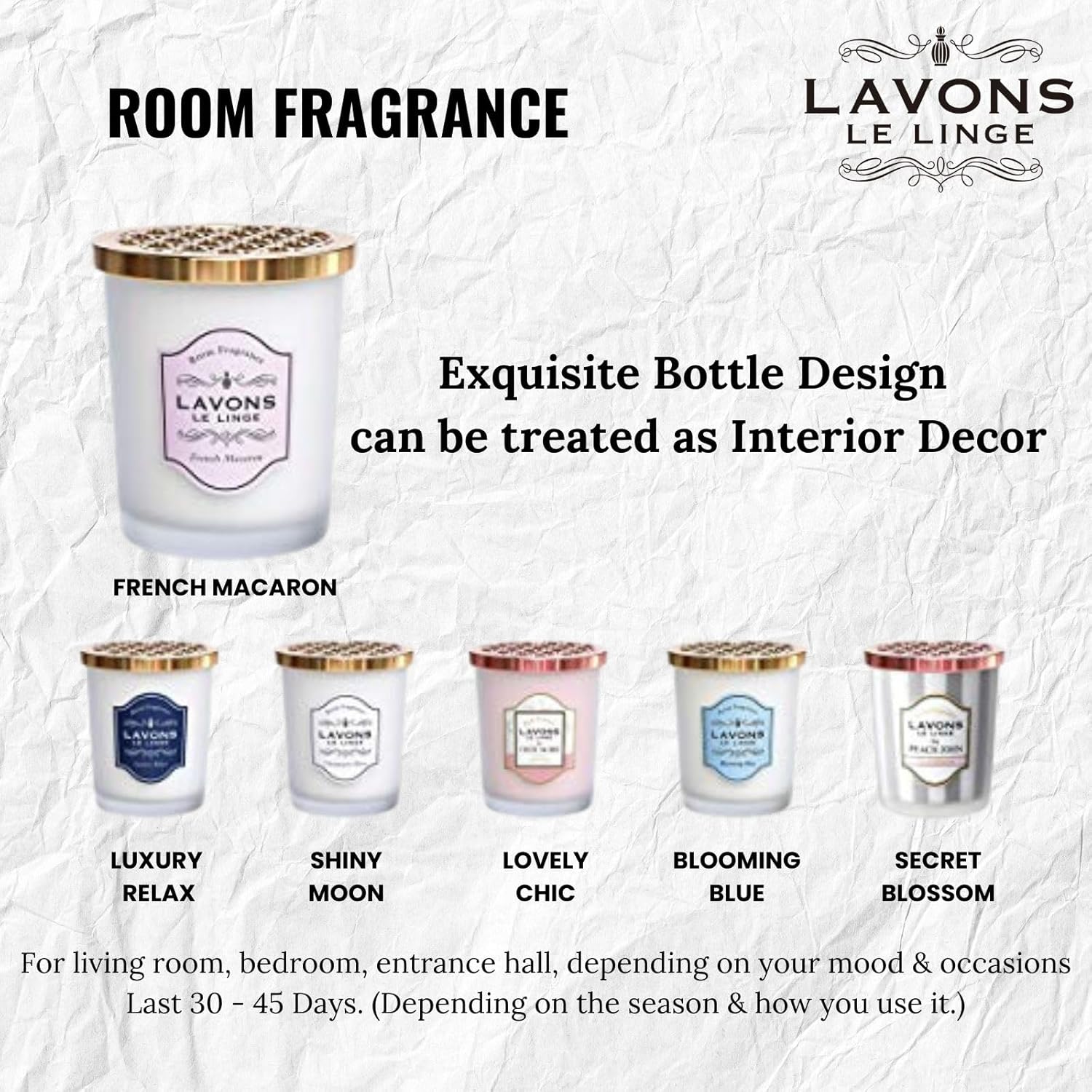 LAVONS Air Freshener Secret Blossom 53 Oz 3 Pack