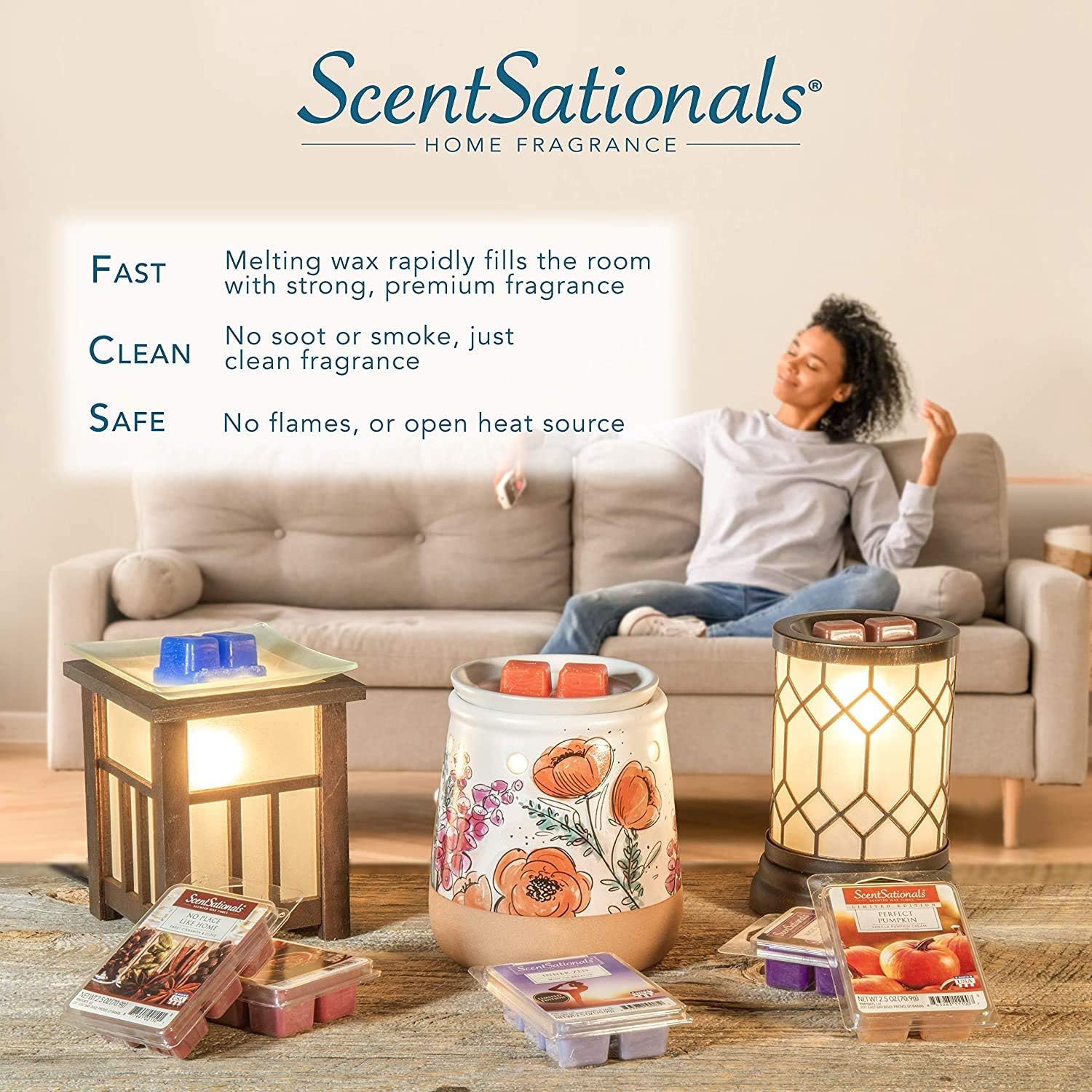 Scentsationals Autumn Collection Pumpkin Wishes Wax Warmers