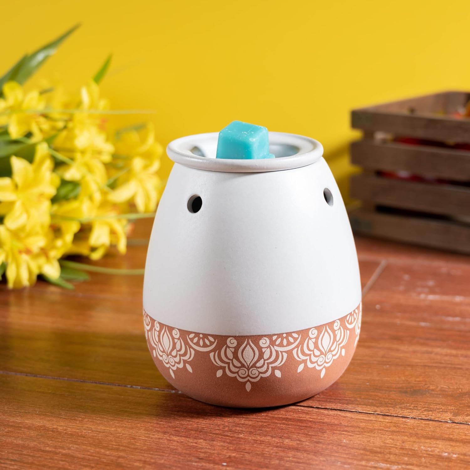 Scentsationals Bohemian Wax Warmer with Fragrance