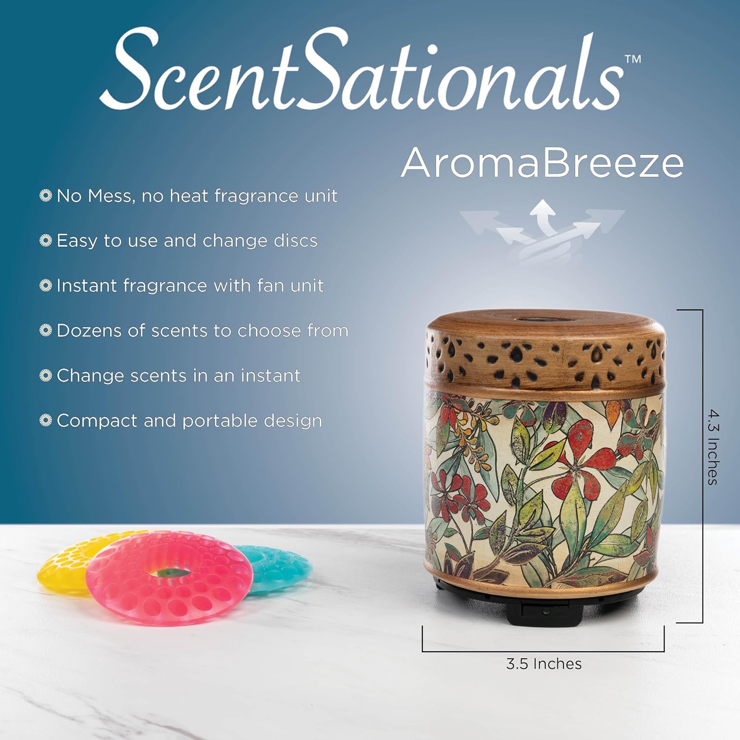 ScentSationals AromaBreeze Fan Fragrance Unit - Jungle Floral