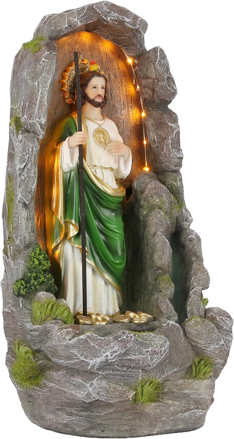 Cannan San Judas Tadeo 175 Inch Tabletop Fountain
