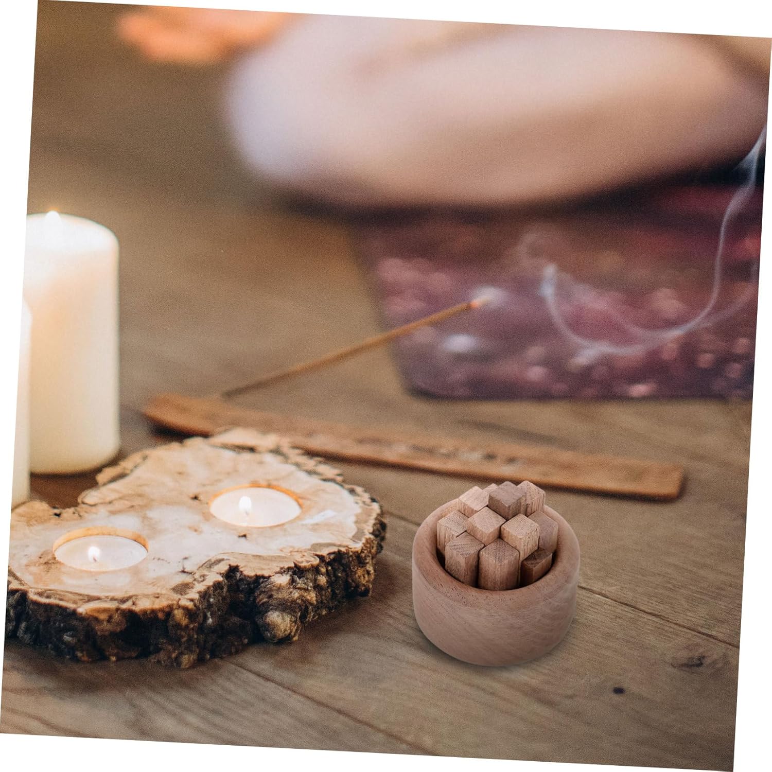 Gogogmee 1set Wood Aromatherapy Diffuser for Home Office Decor