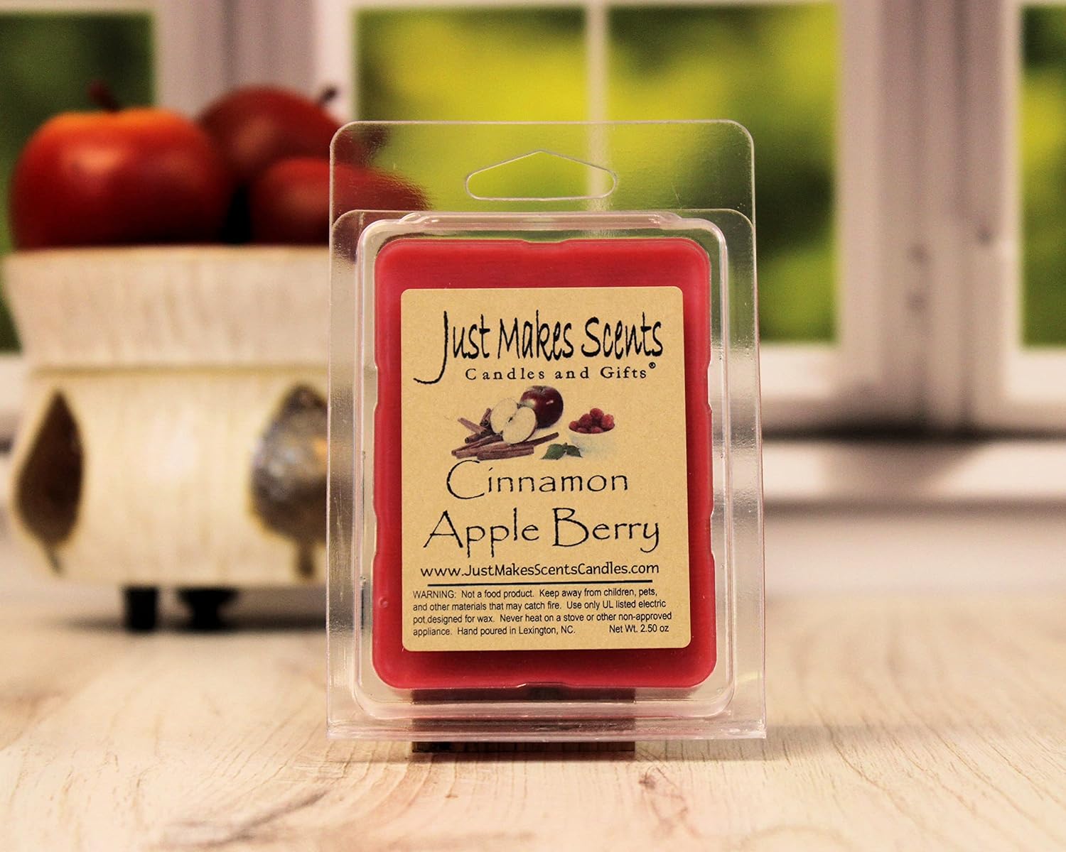 4 Pack Cinnamon Apple Berry Scented Wax Melts