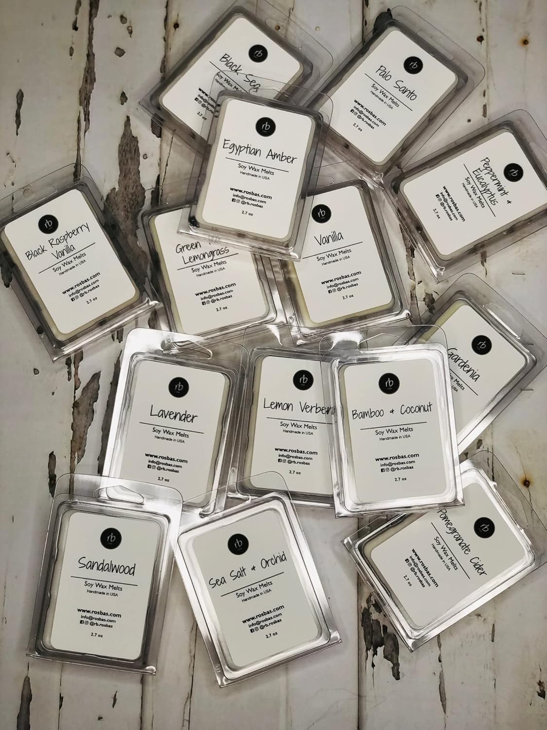 rosbas Vanilla Scented Soy Wax Melts 2 Packs
